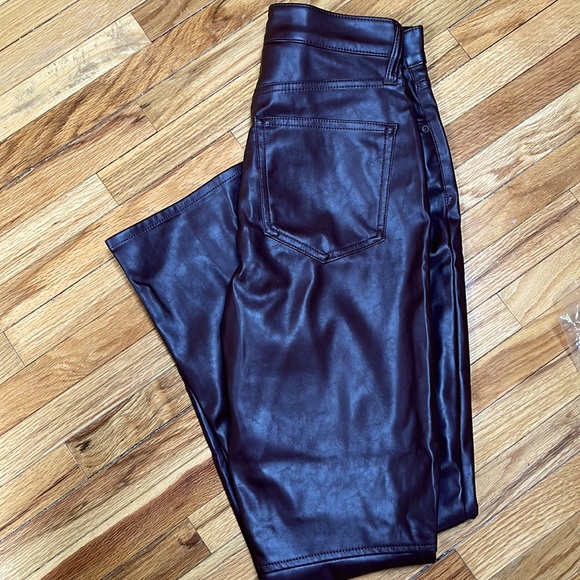 GAP High rise faux leather vintage slim pants - Picture 7 of 8